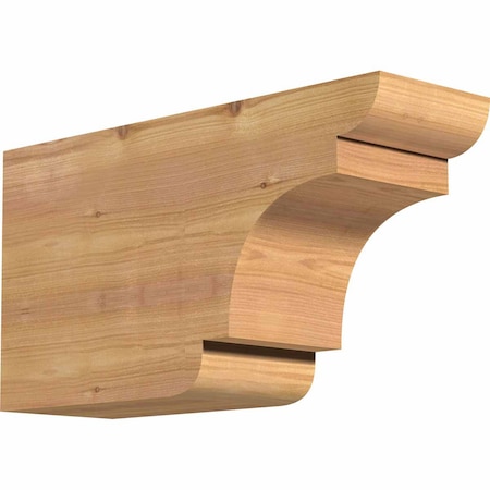 Ekena Millwork New Brighton Smooth Rafter Tail, Western Red Cedar, 5 1/2"W x 10"H x 18"L RFT06X10X18NEB00SWR